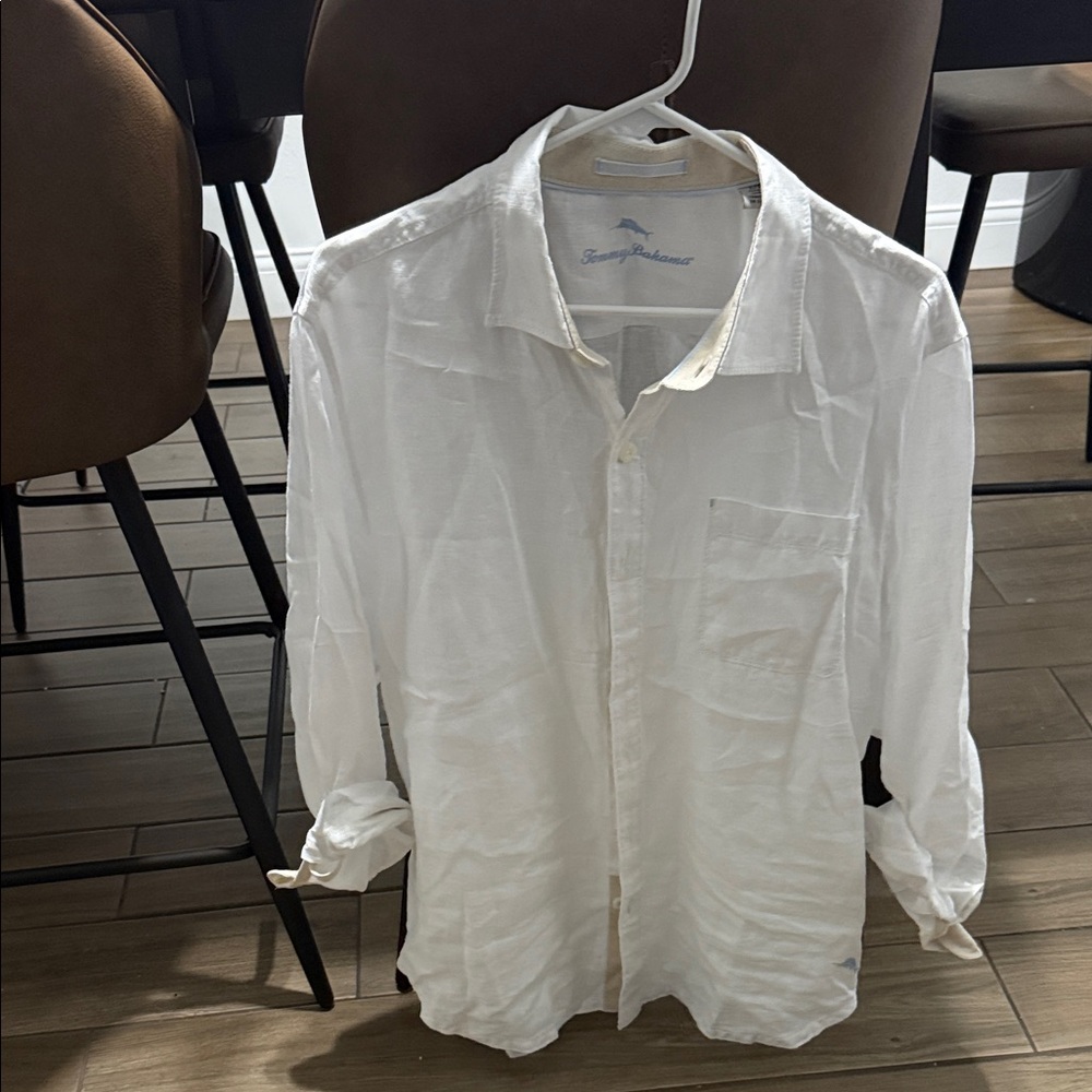 Tommy Bahama Cream Button-Up Shirt